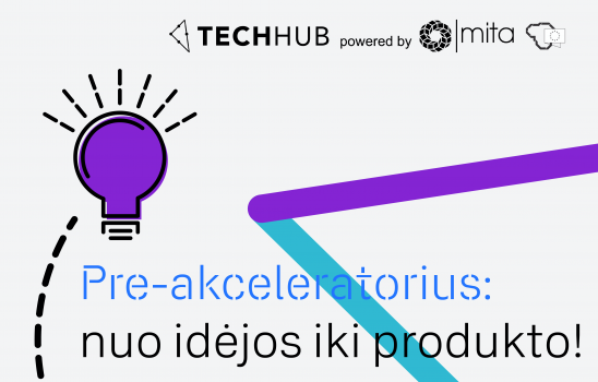 Prasideda registracija į antrąjį „TechHub“ startuolių pre-akceleratoriaus ciklą